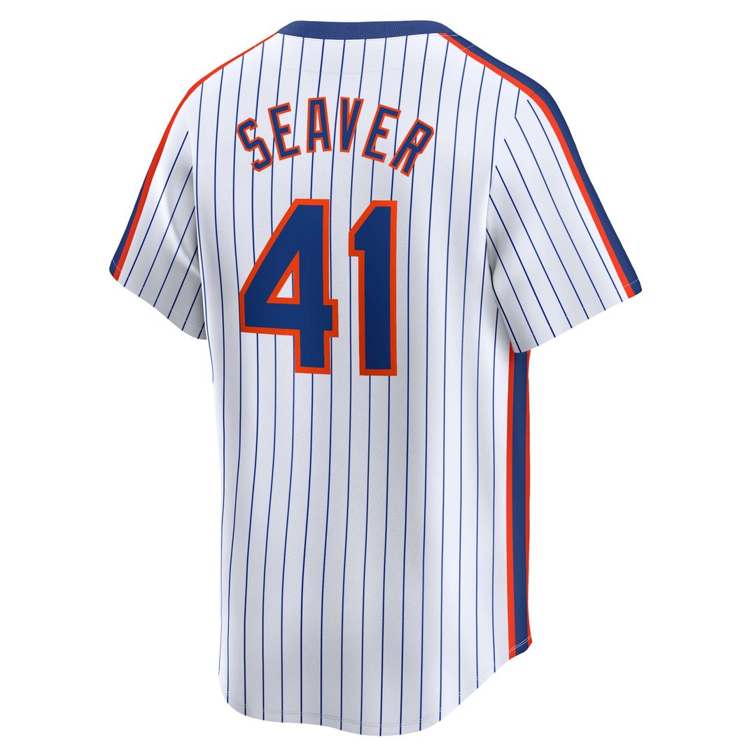 New York Mets Tom Seaver Nike Throwback Cooperstown Limited Jersey - White
