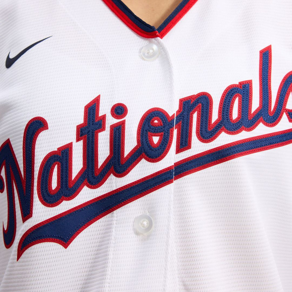 Washington Nationals CJ Abrams Nike Women's Home Replica Player Jersey - White