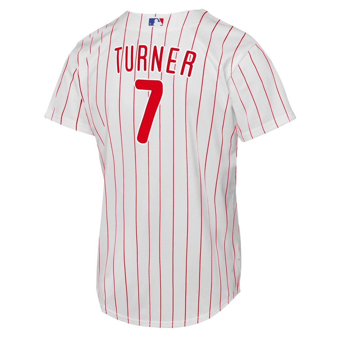Philadelphia Phillies Trea Turner Nike Youth Home Replica Player Jersey - White