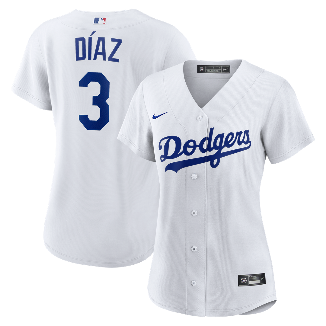 Los Angeles Dodgers Edwin Díaz Nike Women's Home Replica Jersey - White