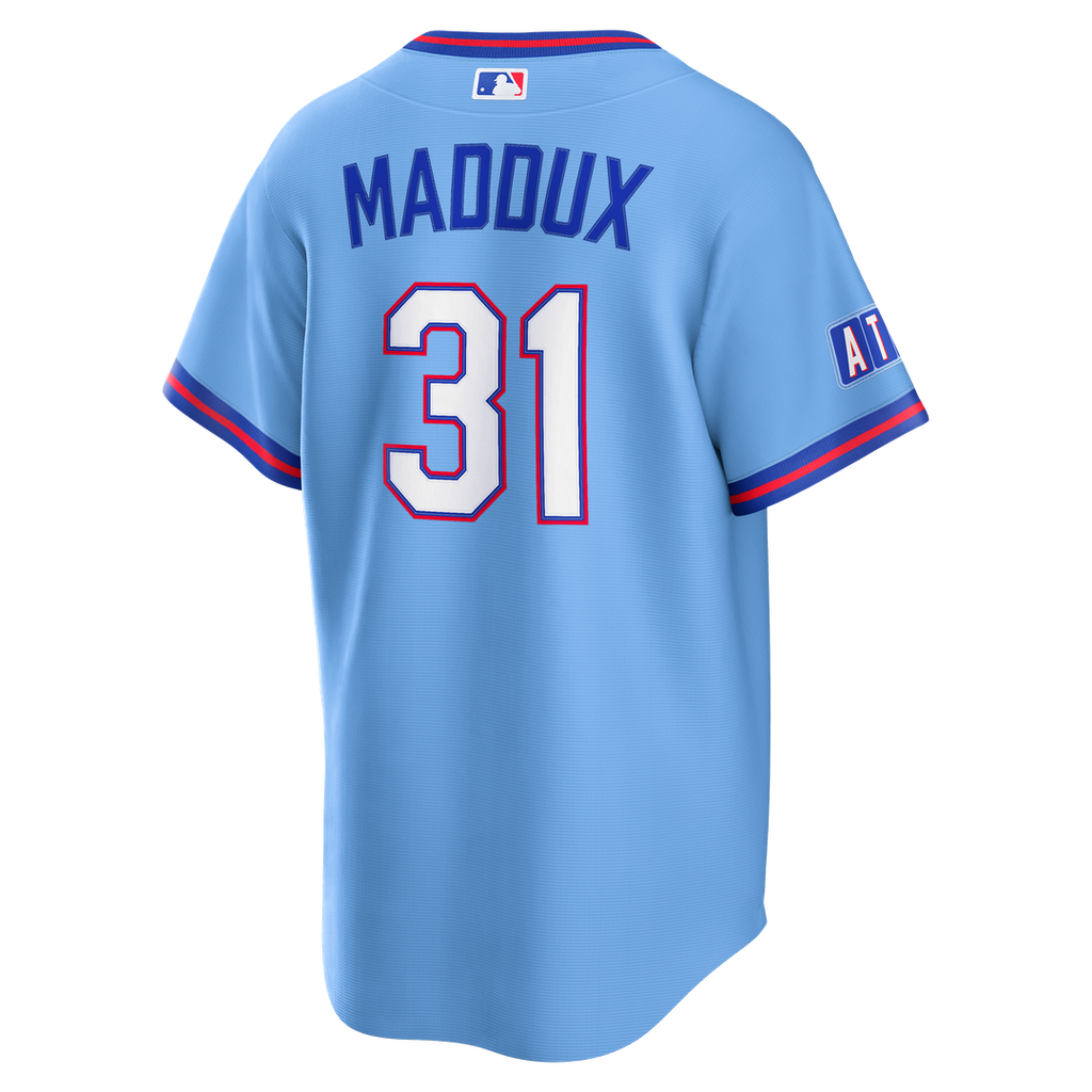 Atlanta Braves Greg Maddux Nike 2026 City Connect Stadium Jersey - Powder Blue