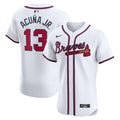 Atlanta Braves Ronald Acuña Jr. Nike Home Elite Jersey - White