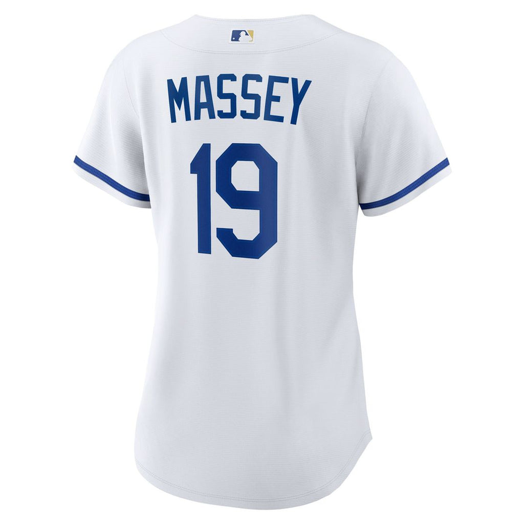 Kansas City Royals Michael Massey Nike Women's Home Replica Jersey - White