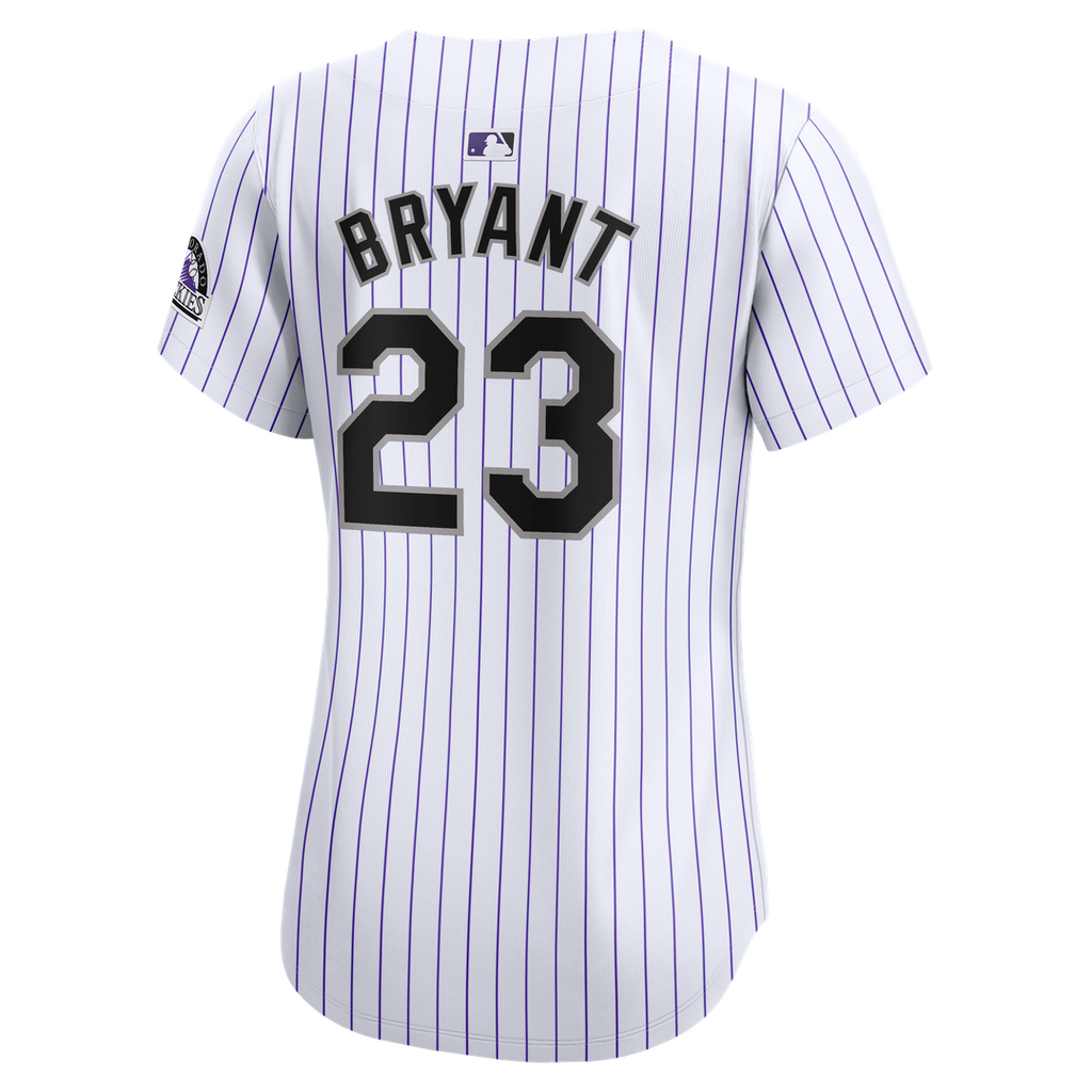 Colorado Rockies Kris Bryant Nike Women's Home Limited Player Jersey - White