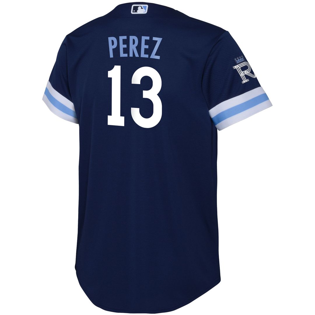 Kansas City Royals Salvador Perez Nike Toddler City Connect Replica Player Jersey - Navy