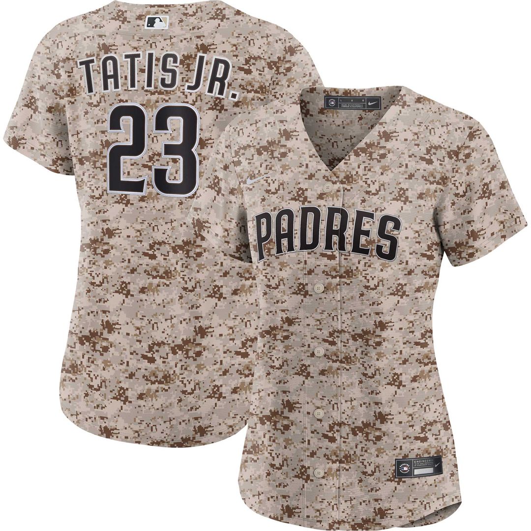 San Diego Padres Fernando Tatis Jr. Nike Women's USMC Alternate Replica Player Jersey - Camo
