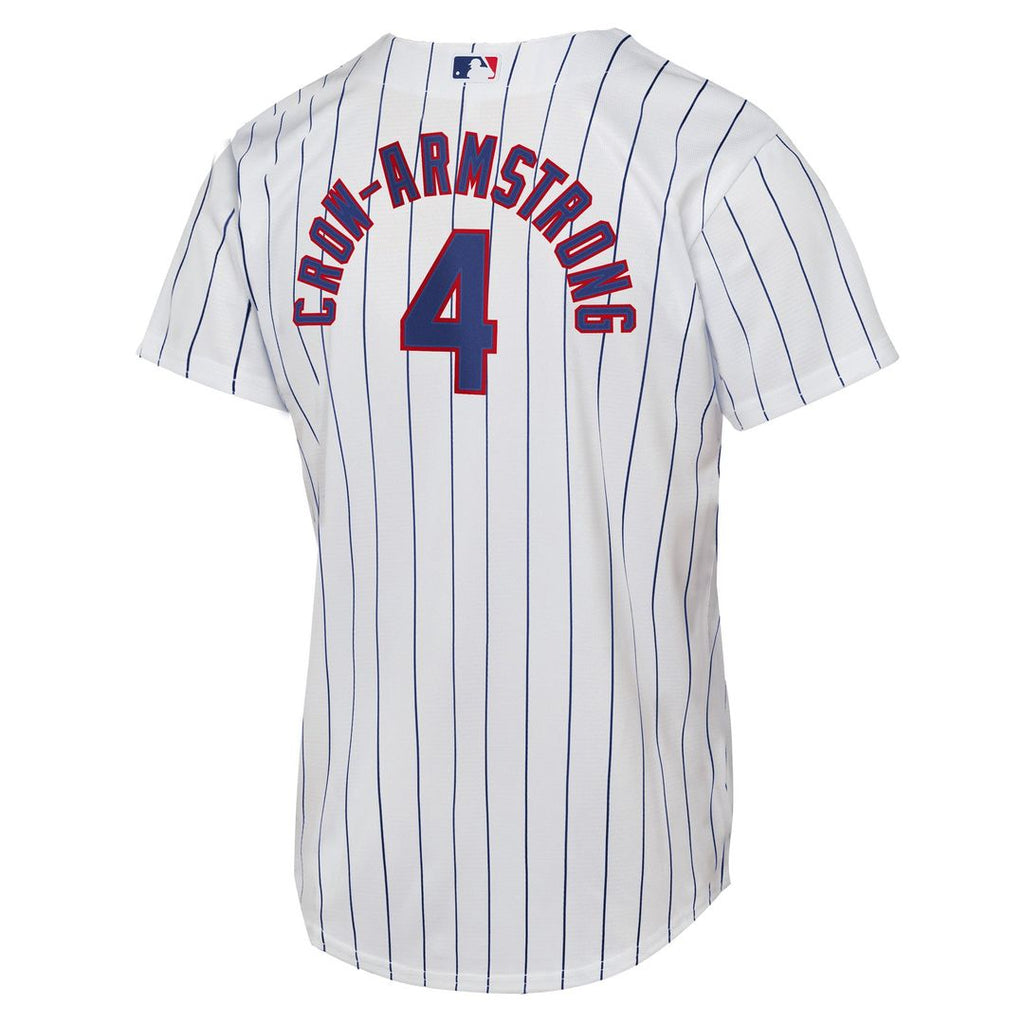 Chicago Cubs Pete Crow - Armstrong Nike Youth Home Replica Player Jersey - White