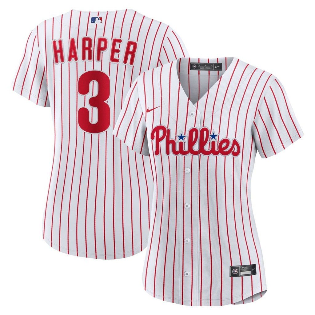 Philadelphia Phillies Bryce Harper Nike Women's Home Replica Player Jersey - White