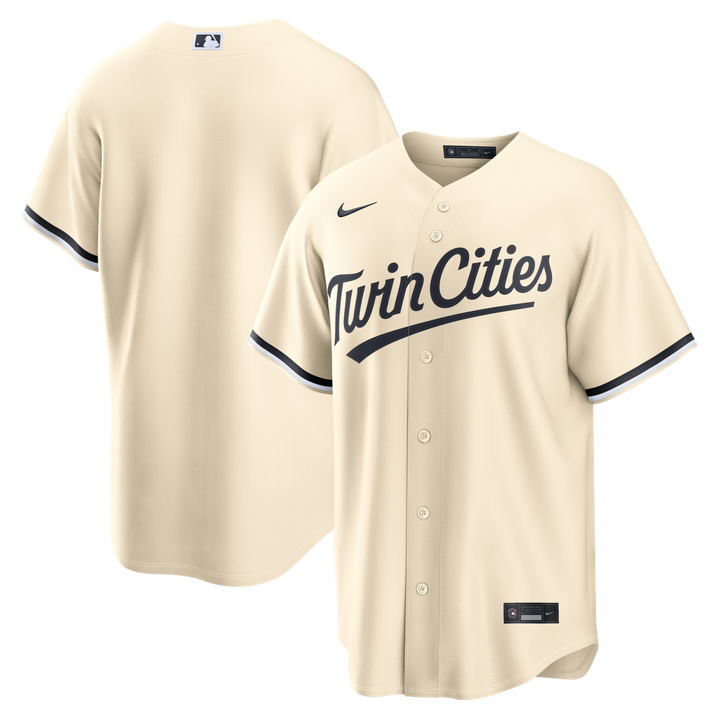 Minnesota Twins Nike Alternate Replica Jersey - Cream