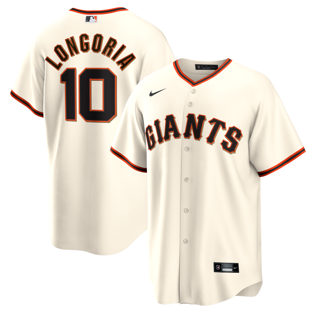 San Francisco Giants Evan Longoria Nike Home Retired Player Replica Jersey - Cream