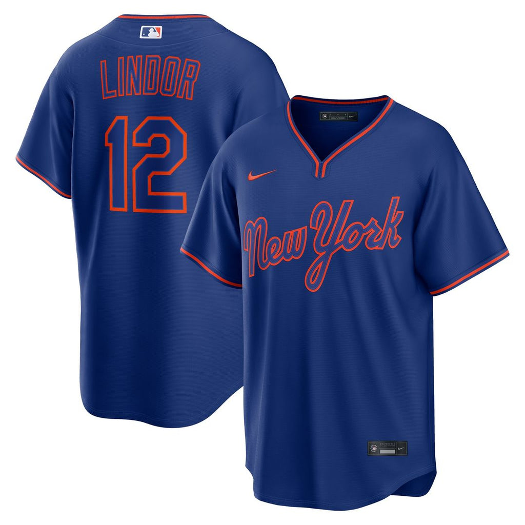 New York Mets Francisco Lindor Nike Alternate Replica Jersey - Royal