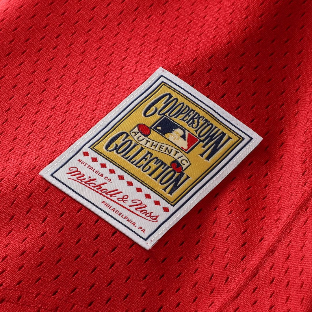 St. Louis Cardinals Ozzie Smith Mitchell & Ness Youth Cooperstown Mesh Batting Practice Jersey - Navy
