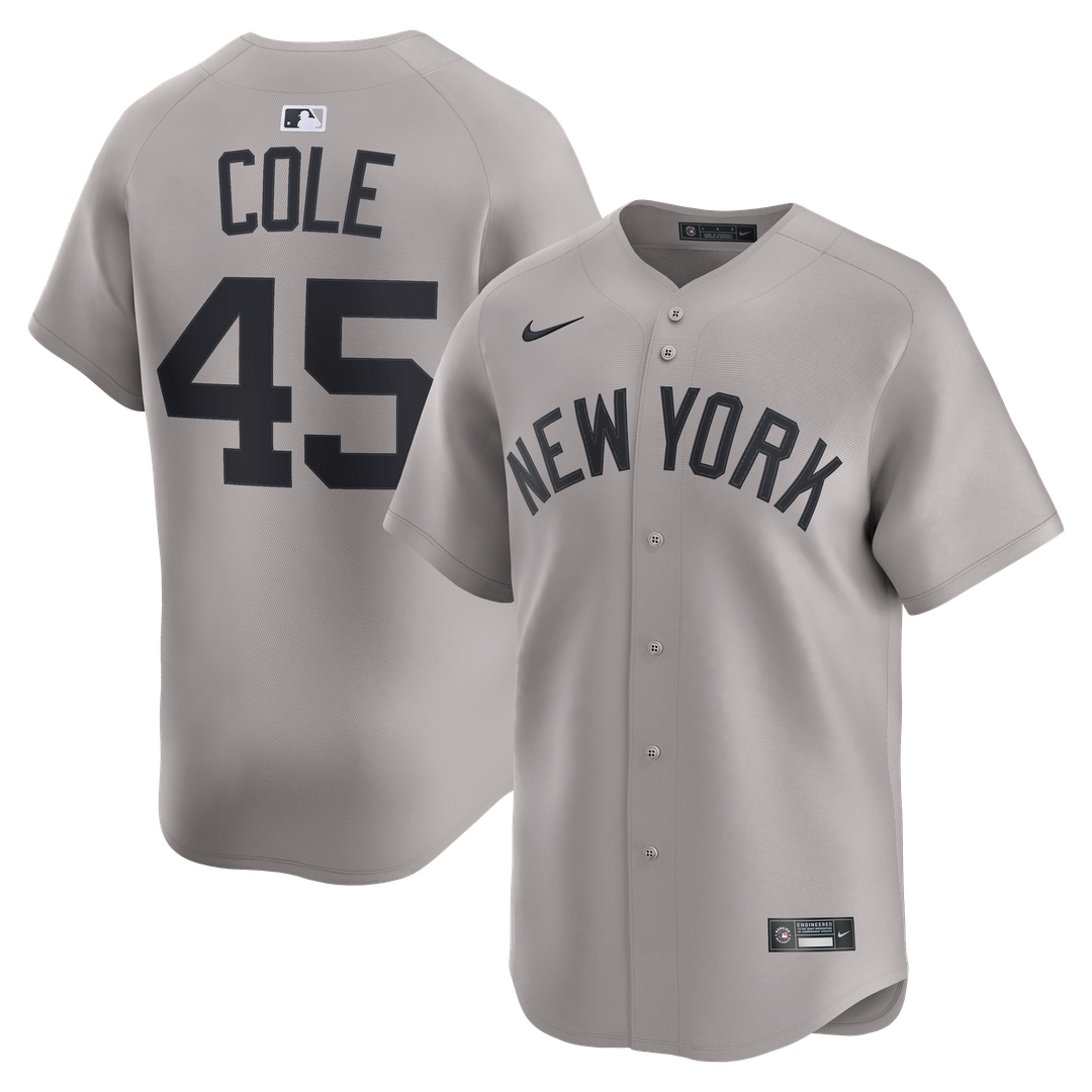 New York Yankees Gerrit Cole Nike Home Limited Player Jersey - White