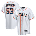 Houston Astros Cristian Javier Nike Home Replica Jersey - White