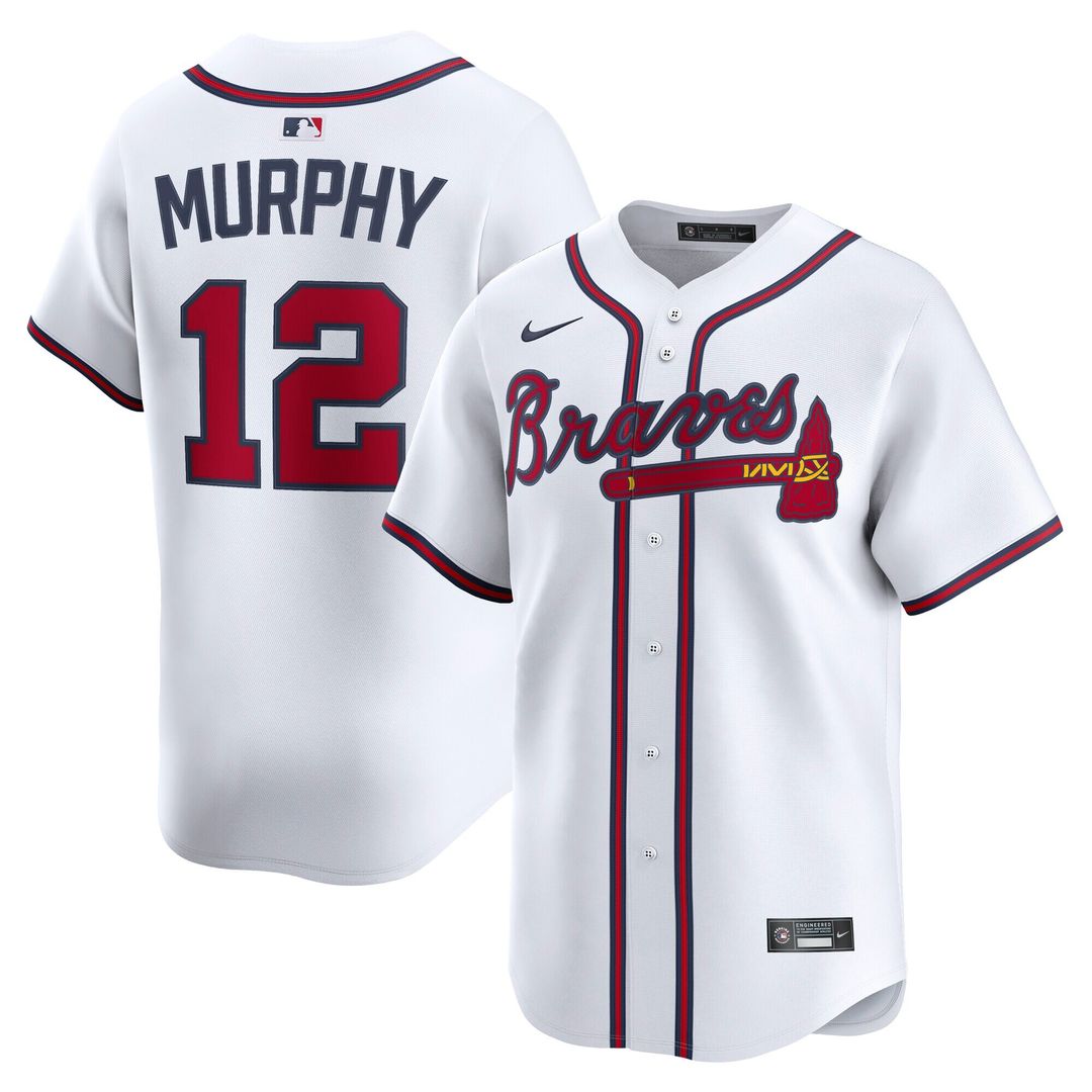 Atlanta Braves Sean Murphy Nike Home Limited Player Jersey - White
