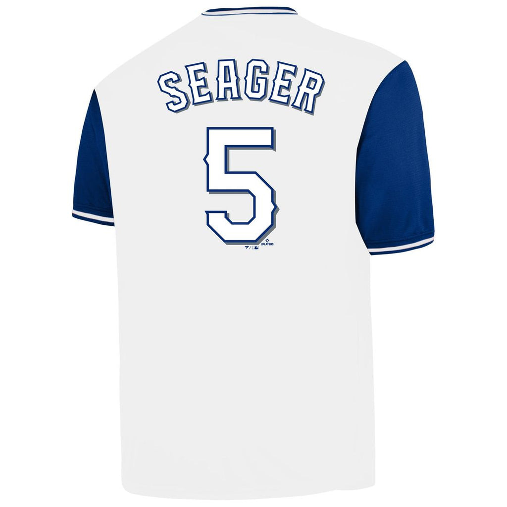 Texas Rangers Corey Seager Profile Big & Tall Name & Number Jersey - White