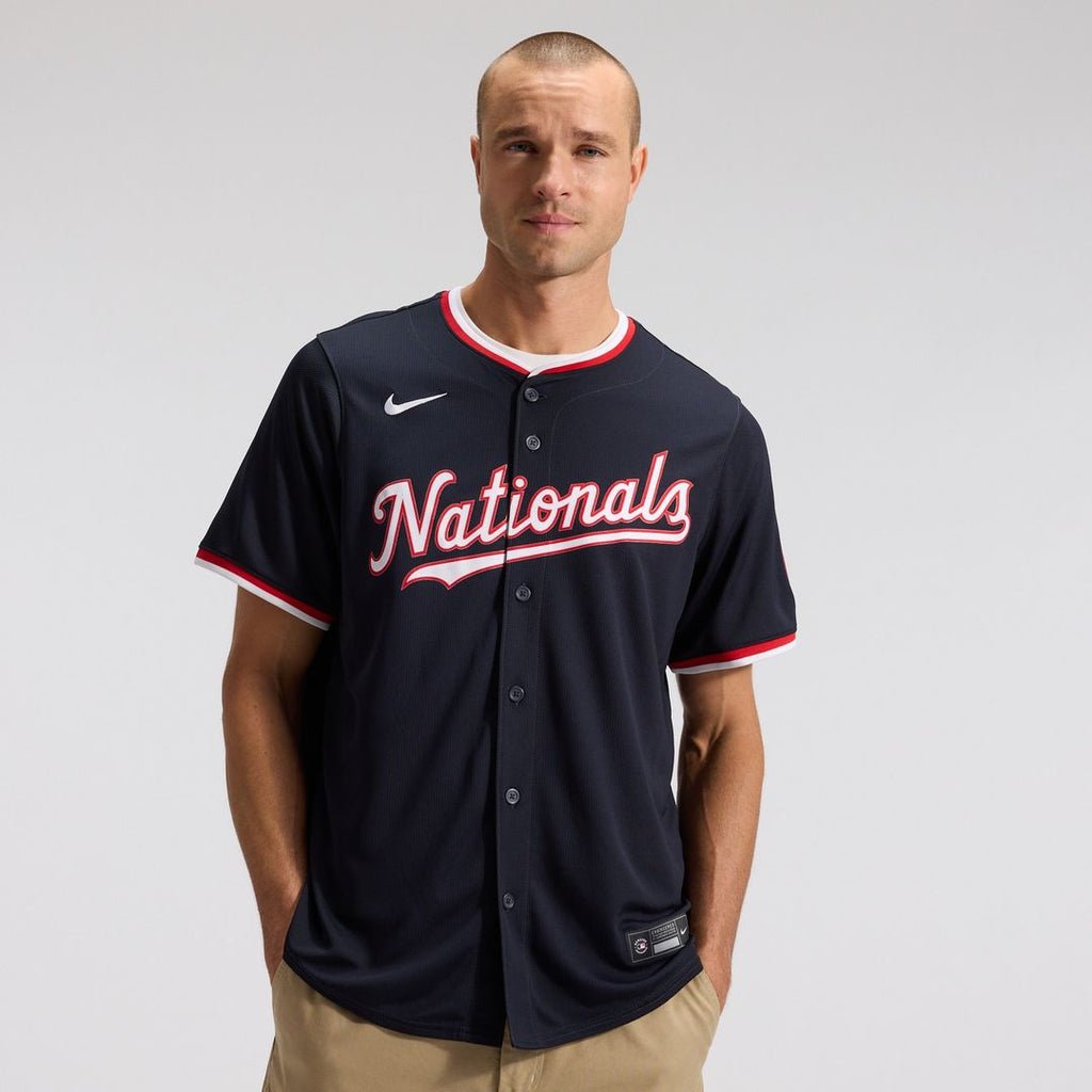 Washington Nationals James Wood Nike Alternate Limited Player Jersey - Navy