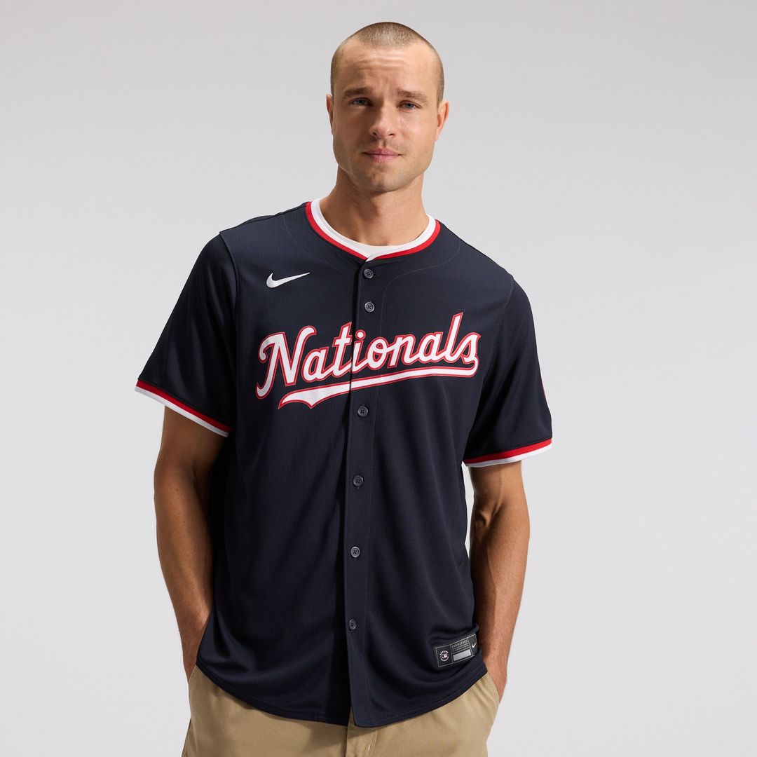 Washington Nationals James Wood Nike Alternate Limited Player Jersey - Navy