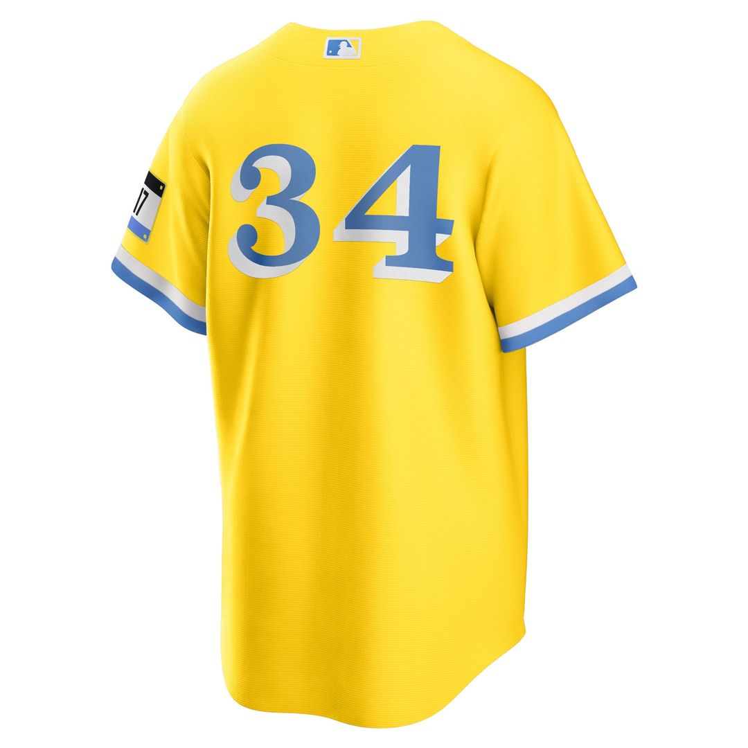 Boston Red Sox David Ortiz Nike Retired Player City Connect Replica Jersey - Gold