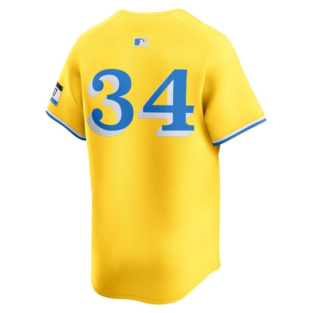 Boston Red Sox David Ortiz Nike City Connect Retired Player Jersey - Gold