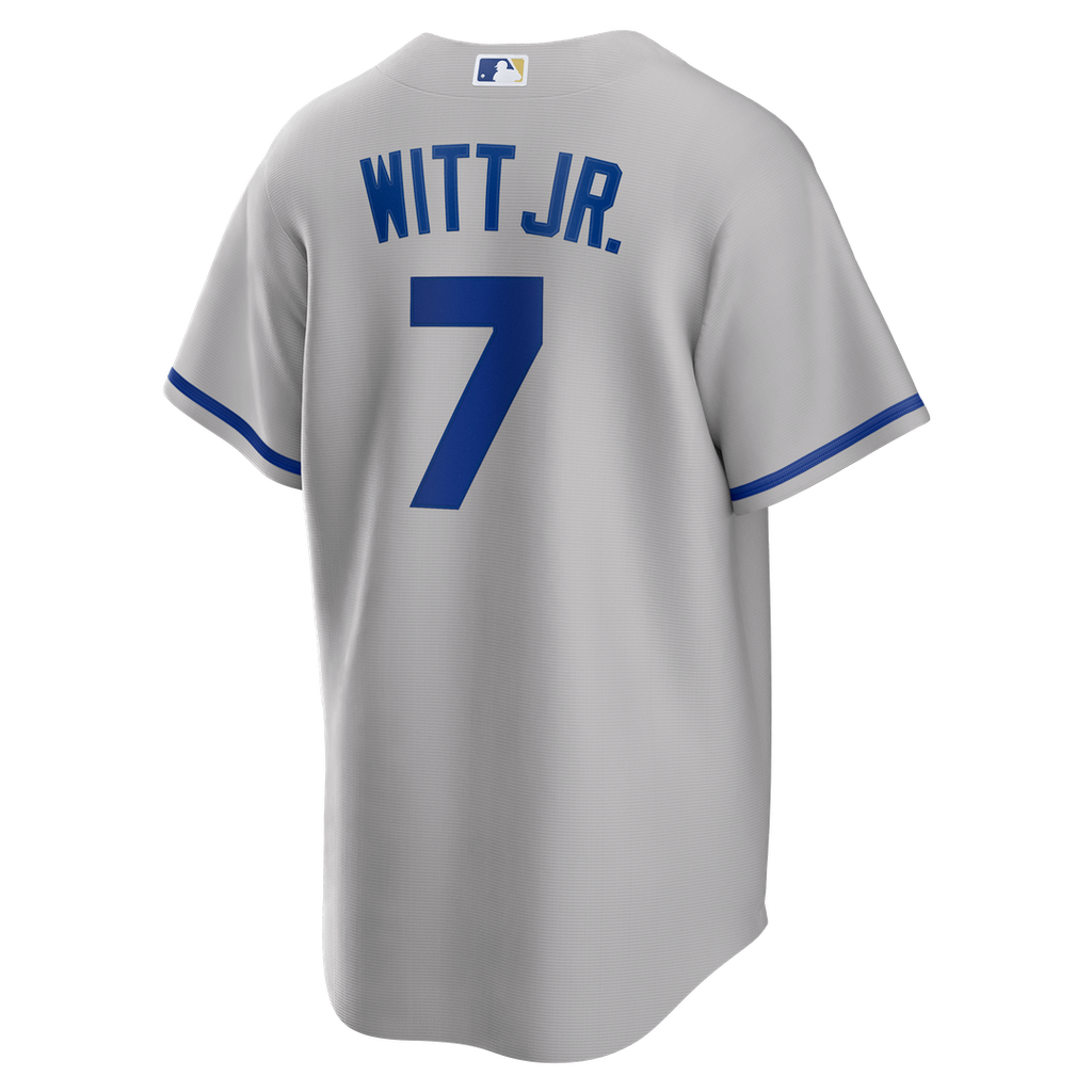 Kansas City Royals Bobby Witt Jr. Nike Road Replica Jersey - Gray