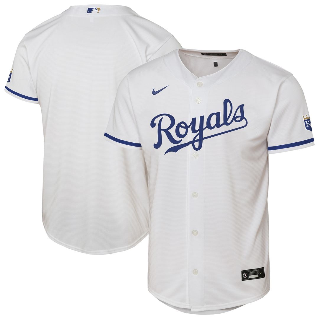 Kansas City Royals Nike Youth Home Stadium Jersey - White