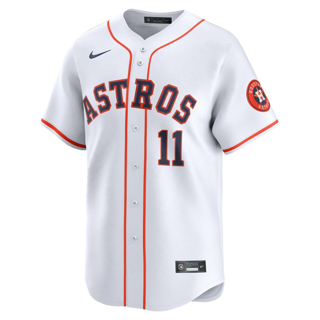 Houston Astros Cam Smith #11 Nike Home Limited Player Jersey - White