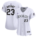 Colorado Rockies Kris Bryant Nike Women's Home Limited Player Jersey - White