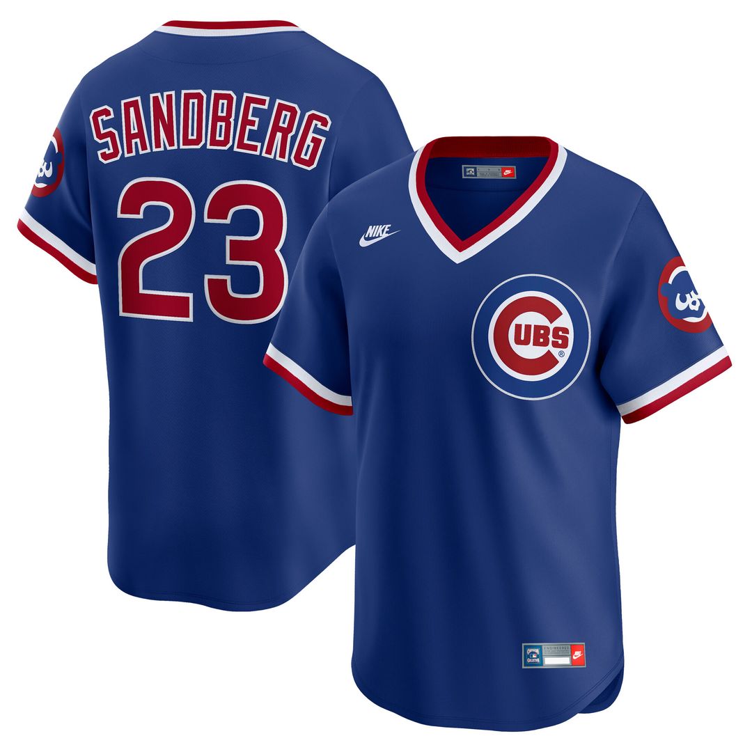 Chicago Cubs Ryne Sandberg Nike Throwback Cooperstown Limited Jersey - Royal