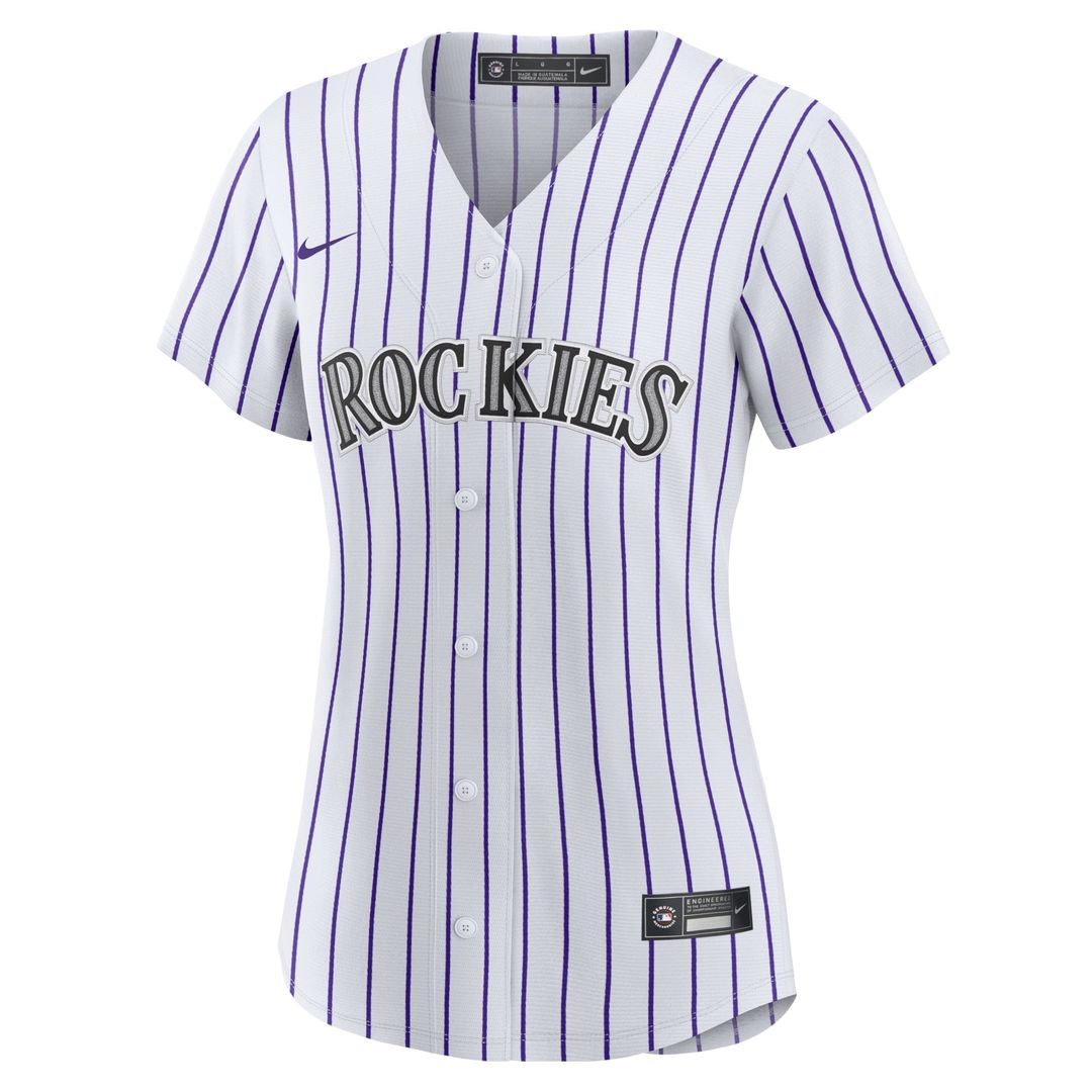 Colorado Rockies Charlie Blackmon Nike Women's Home Replica Player Jersey - White