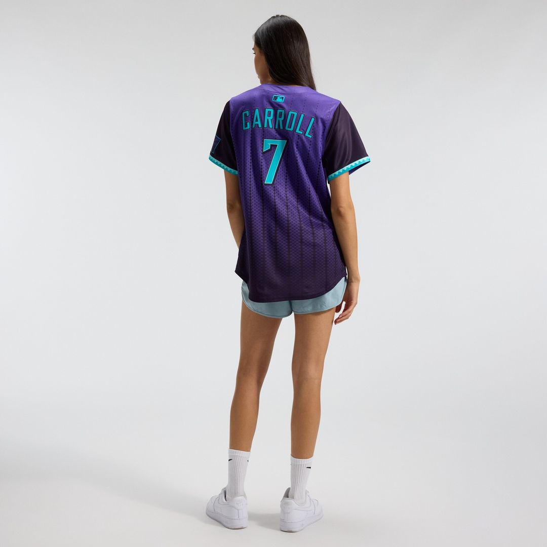 Arizona Diamondbacks Corbin Carroll Nike Women's 2025 City Connect Limited Player Jersey - Purple