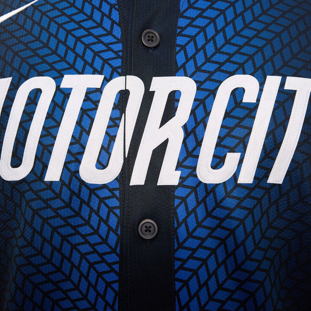 Detroit Tigers Nike City Connect Limited Jersey - Blue