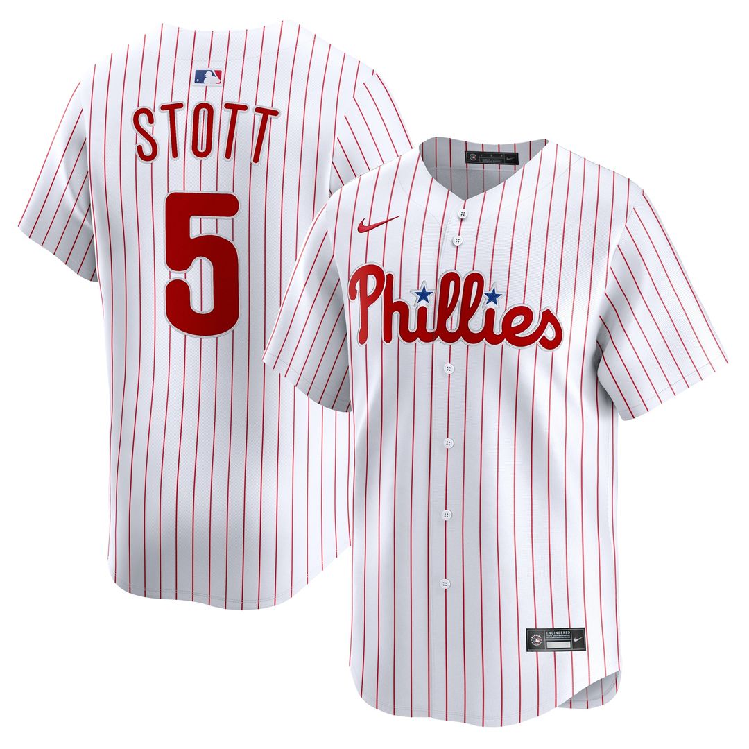 Philadelphia Phillies Bryson Stott Nike Home Limited Player Jersey - White