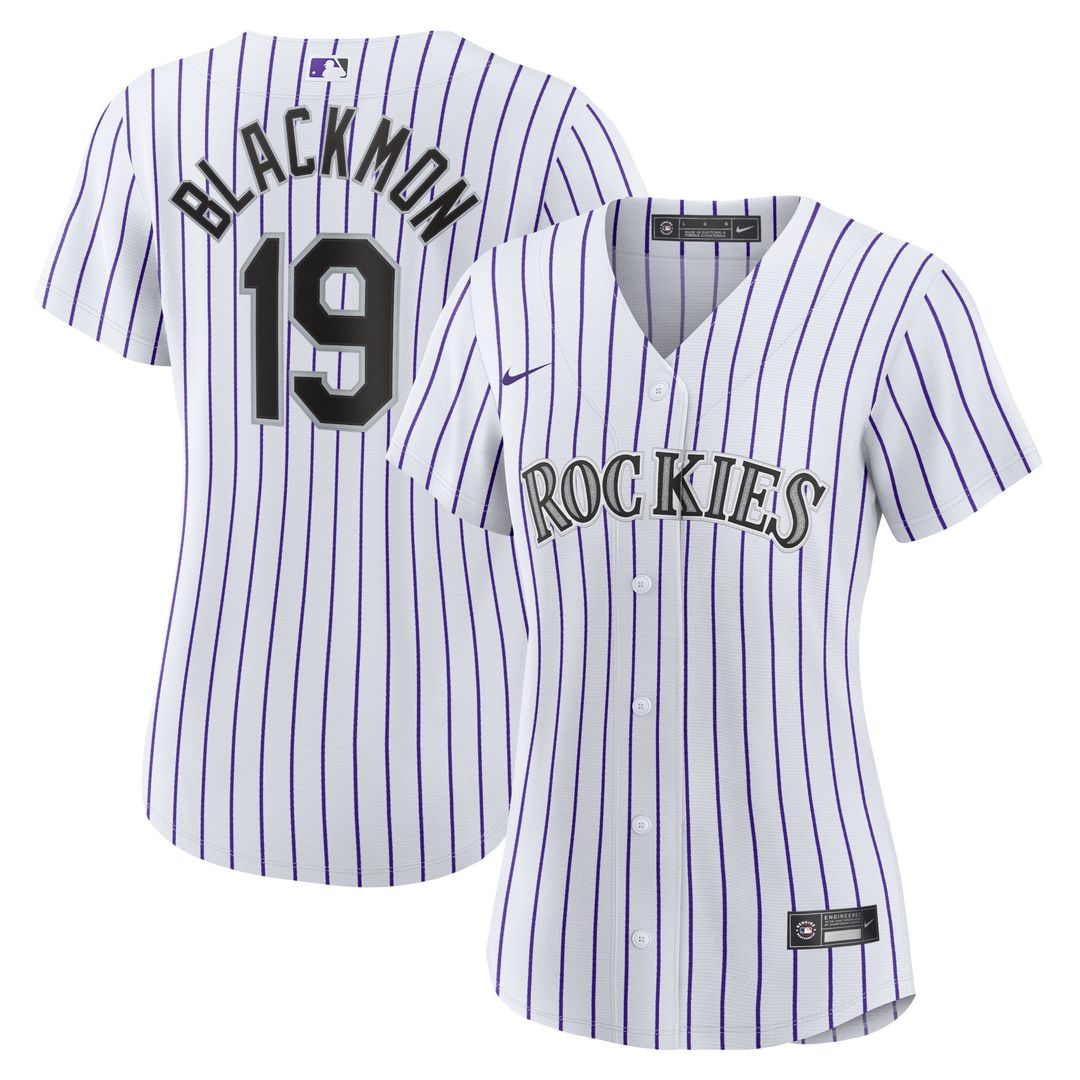 Colorado Rockies Charlie Blackmon Nike Women's Home Replica Player Jersey - White