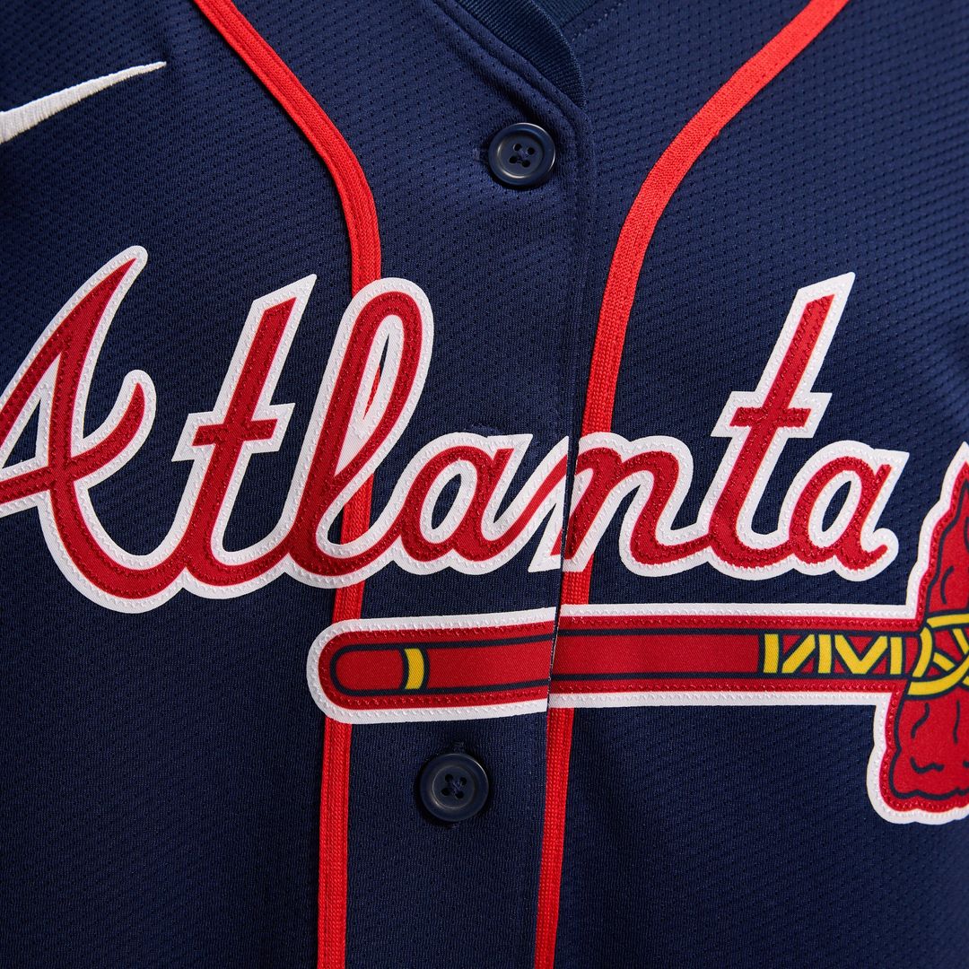 Atlanta Braves Ronald Acuña Jr. Nike Women's Alternate Limited Player Jersey – Navy