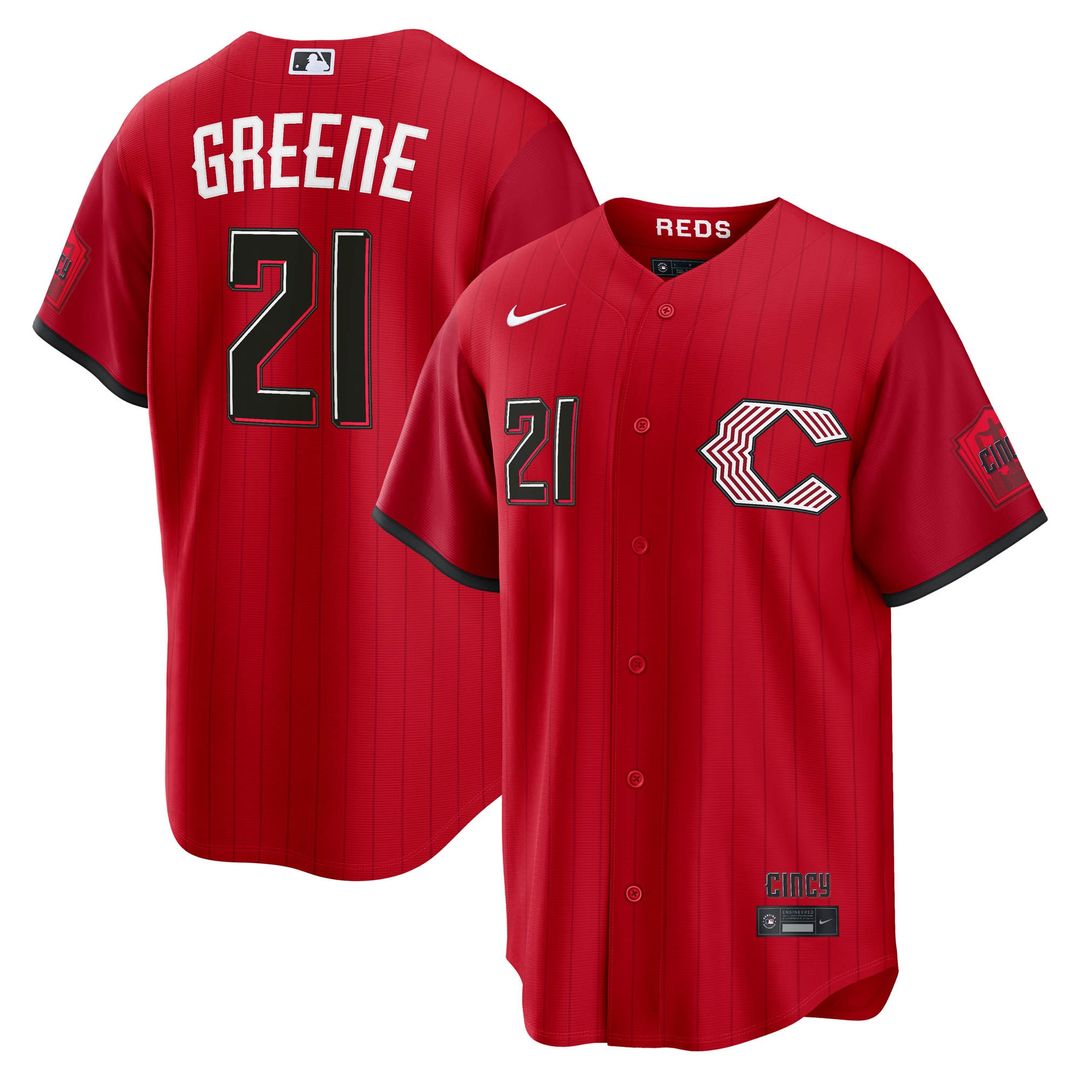 Cincinnati Reds Hunter Greene Nike 2026 City Connect Stadium Jersey - Red