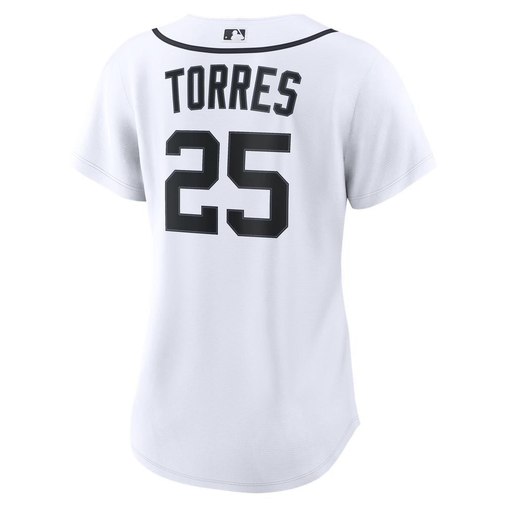 Detroit Tigers Gleyber Torres Nike Women's Home Replica Jersey - White