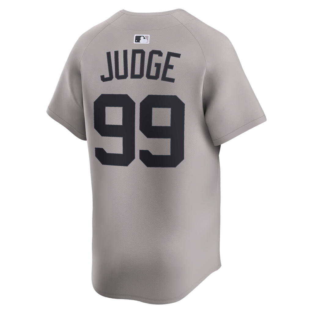 New York Yankees Aaron Judge Nike Road Limited Player Jersey - Gray
