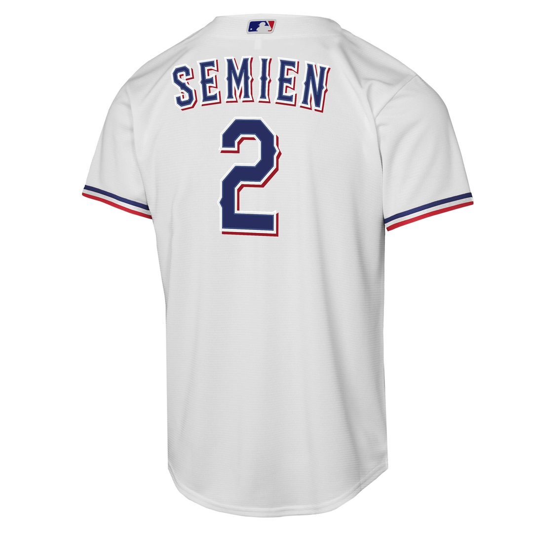 Texas Rangers Marcus Semien Nike Youth Home Replica Player Jersey - White