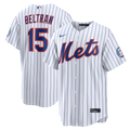 New York Mets Carlos Beltran Nike Home Replica 2026 Hall of Fame Patch Jersey - White