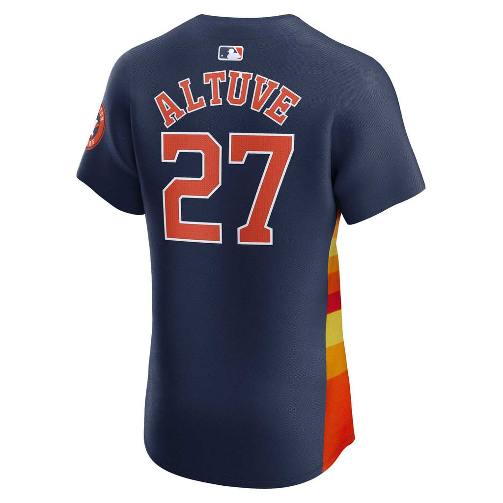 Houston Astros Jose Altuve Nike Alternate Elite Player Jersey - Navy