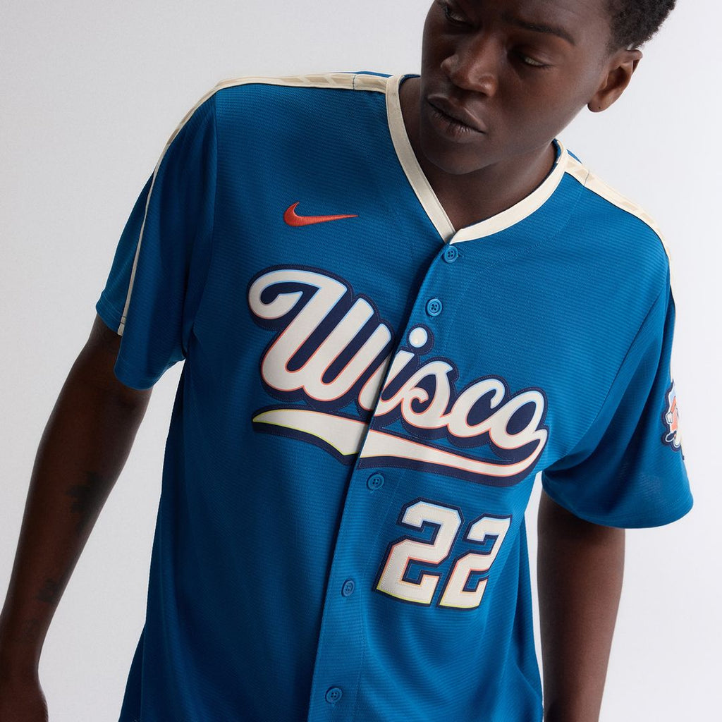 Milwaukee Brewers Christian Yelich Nike 2026 City Connect Stadium Jersey - Mineral Blue