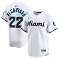 Miami Marlins Sandy Alcantara Nike Home Limited Player Jersey - White