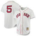 Boston Red Sox Nomar Garciaparra Mitchell & Ness 1997 Cooperstown Authentic Jersey - White