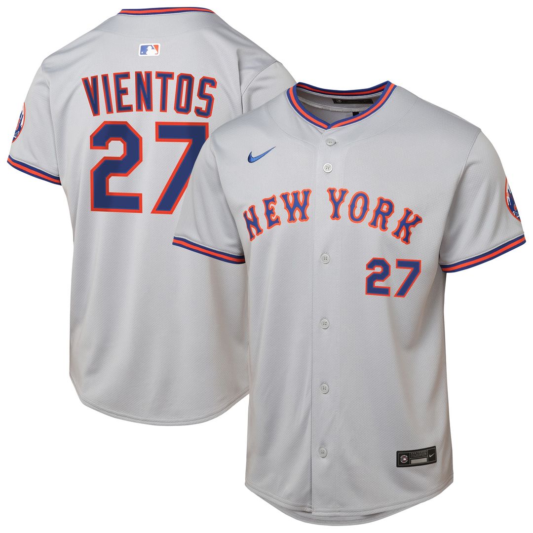 New York Mets Mark Vientos Nike Youth Alternate 2 Limited Jersey – Royal