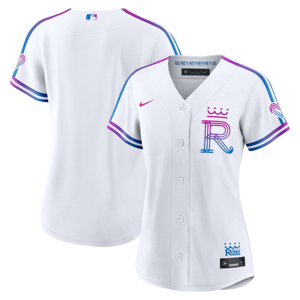 Kansas City Royals Nike Women's 2026 City Connect Stadium Jersey - White