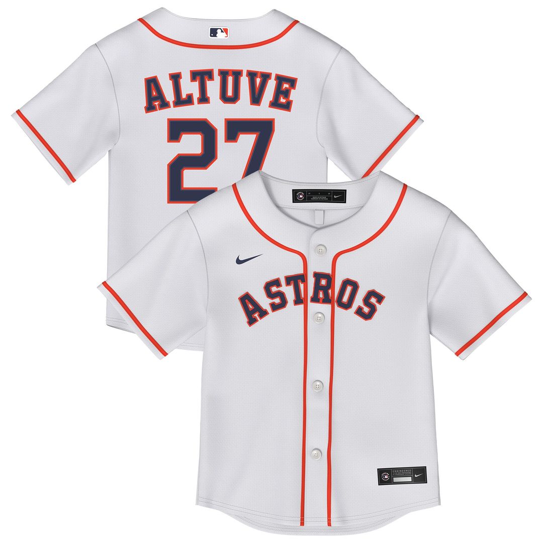 Houston Astros Jose Altuve Nike Infant Home Replica Jersey - White