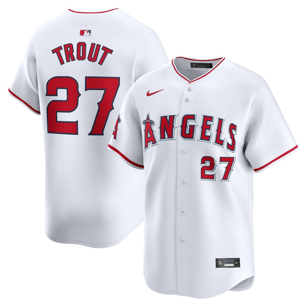 Los Angeles Angels Mike Trout Nike Youth Home Limited Player Jersey - White