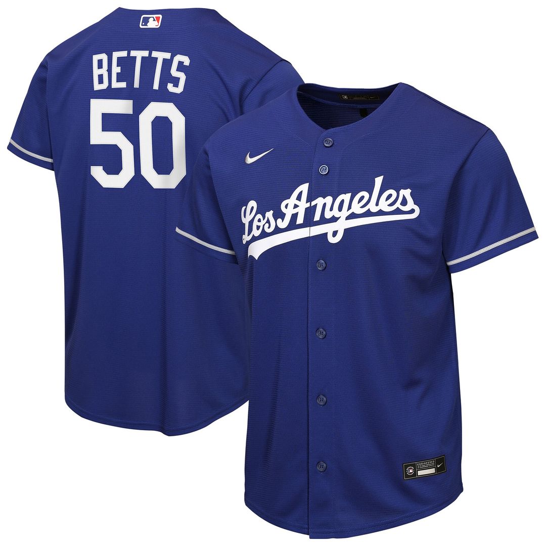Los Angeles Dodgers Mookie Betts Nike Youth Alternate Replica Jersey - Royal