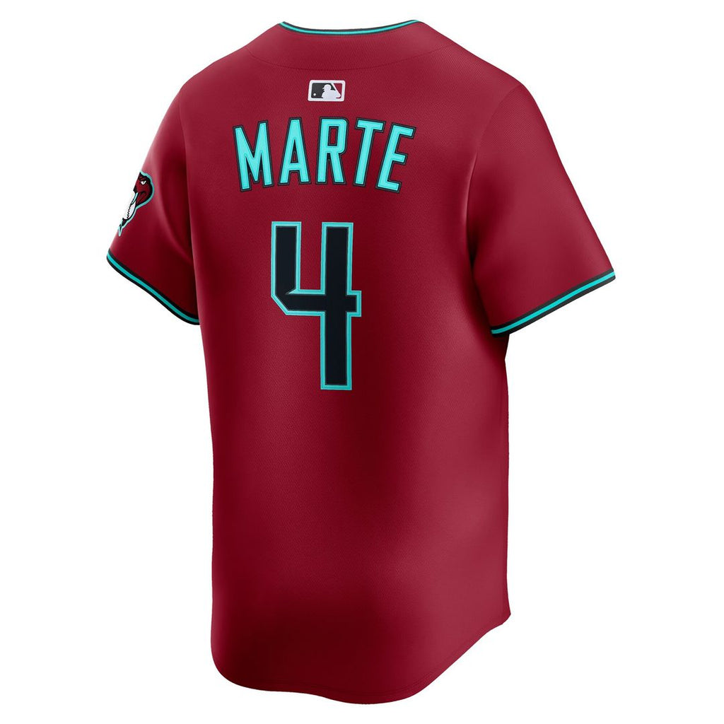 Arizona Diamondbacks Ketel Marte Nike Alternate Limited Jersey - Black